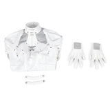 Stellar Blade Blood Rain Eve Cosplay Costume White Halloween Jumpsuit Becostume