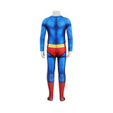Kids Superman 1978 moive Christopher Reeve Clark Kent Cosplay Costume Halloween Suit Becostume