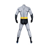 2004 Batman Bruce Wayne TV Series Cosplay Costume Superhero Jumpsuit Becostume