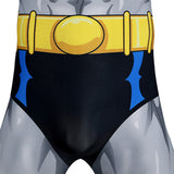 2004 Batman Bruce Wayne TV Series Cosplay Costume Superhero Jumpsuit Becostume