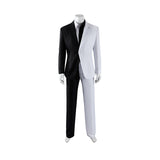 Absolute Two Face White and Black Cosplay Costume Halloween Outfit Becostume