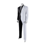 Absolute Two Face White and Black Cosplay Costume Halloween Outfit Becostume