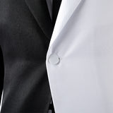 Absolute Two Face White and Black Cosplay Costume Halloween Outfit Becostume