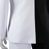 Absolute Two Face White and Black Cosplay Costume Halloween Outfit Becostume