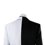 Absolute Two Face White and Black Cosplay Costume Halloween Outfit Becostume