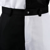 Absolute Two Face White and Black Cosplay Costume Halloween Outfit Becostume