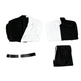 Absolute Two Face White and Black Cosplay Costume Halloween Outfit Becostume