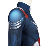 Kids Captain America Brave New World Sam Wilson Cosplay Costume Halloween Suit Becostume