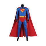 Superman Legacy Clark Kent Halloween Cosplay Costume Jumpsuit With Cape Shoes Becostume
