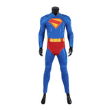 Superman Legacy Clark Kent Halloween Cosplay Costume Jumpsuit With Cape Shoes Becostume