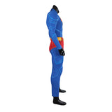 Superman Legacy Clark Kent Halloween Cosplay Costume Jumpsuit With Cape Shoes Becostume