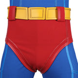 Superman Legacy Clark Kent Halloween Cosplay Costume Jumpsuit With Cape Shoes Becostume