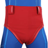 Superman Legacy Clark Kent Halloween Cosplay Costume Jumpsuit With Cape Shoes Becostume