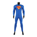 Superman Legacy Clark Kent Halloween Cosplay Costume Jumpsuit With Cape Shoes Becostume