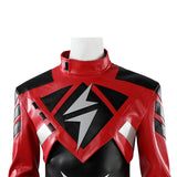 Absolute Flash Wally West Cosplay Costume Red Flash Halloween Party Suit Becostume