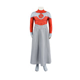 Invincible S4 Kids Thragg Cosplay Costume Jumpsuit With Cape Becostume