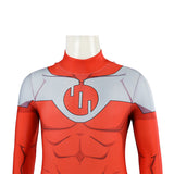 Invincible S4 Kids Thragg Cosplay Costume Jumpsuit With Cape Becostume