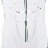 Invincible Mark Grayson Viltrumite Kids White Cosplay Costume Battle Suit Becostume