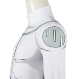 Invincible Mark Grayson Viltrumite Kids White Cosplay Costume Battle Suit Becostume