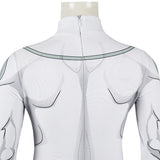 Invincible Mark Grayson Viltrumite Kids White Cosplay Costume Battle Suit Becostume
