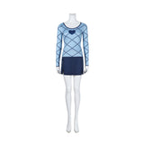 One Piece Season 2 Live Action Nami Cosplay Costume Blue Suit Becostume