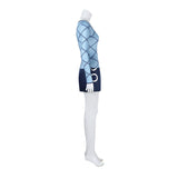 One Piece Season 2 Live Action Nami Cosplay Costume Blue Suit Becostume