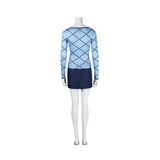 One Piece Season 2 Live Action Nami Cosplay Costume Blue Suit Becostume