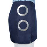 One Piece Season 2 Live Action Nami Cosplay Costume Blue Suit Becostume