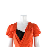 The Bride 2026 Movie Ada Cosplay Costume Orange Satin Dress Halloween Outfit Becostume