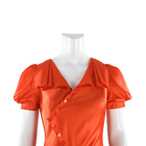 The Bride 2026 Movie Ada Cosplay Costume Orange Satin Dress Halloween Outfit Becostume