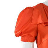 The Bride 2026 Movie Ada Cosplay Costume Orange Satin Dress Halloween Outfit Becostume
