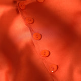 The Bride 2026 Movie Ada Cosplay Costume Orange Satin Dress Halloween Outfit Becostume