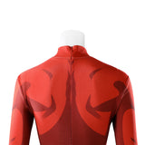 Dispatch Malevola Cosplay Costume Red Jumpsuit Halloween Female Outfit Becostume