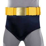 1966 Adam West Batman Cosplay Costume Retro Batsuit Halloween Outfit Becostume