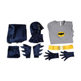 1966 Adam West Batman Cosplay Costume Retro Batsuit Halloween Outfit Becostume