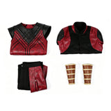 Avengers Doomsday Shang-Chi Cosplay Costume Red Leather Halloween Suit Becostume