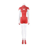 Spider-Man Mary Jane Watson Earth-18119 Crimson She-Devil Cosplay Costume Halloween Jumpsuit