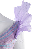 Wicked Witch 2 Glinda Purple Cosplay Costume Halloween Dress Suit BEcostume