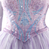 Wicked Witch 2 Glinda Purple Cosplay Costume Halloween Dress Suit BEcostume