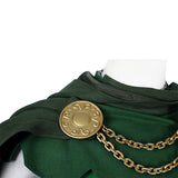 Fantastic Four Doctor Doom Cosplay Costume Halloween Green Jumpsuit Outfit Becostume