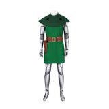 Fantastic Four Doctor Doom Cosplay Costume Halloween Green Jumpsuit Outfit Becostume