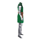 Fantastic Four Doctor Doom Cosplay Costume Halloween Green Jumpsuit Outfit Becostume