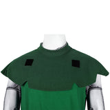 Fantastic Four Doctor Doom Cosplay Costume Halloween Green Jumpsuit Outfit Becostume