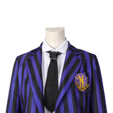 Wednesday The Addams Family  Nevermore Academy uniform Enid Sinclair Bianca Barclay Becostume
