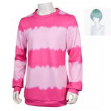 Kpop Demon Hunters Saja Boys Demon Outfit Bobby Cosplay Costume Pink Suit Becostume