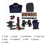 Daredevil Born Again2 Bullseye Cosplay Costume Halloween Outfit Becostume