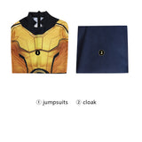 Thunderbolts Sentry Cosplay Costume Robert Reynolds Halloween Jumpsuit With Cape Becostume