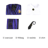 Wednesday The Addams Family  Nevermore Academy uniform Enid Sinclair Bianca Barclay Becostume