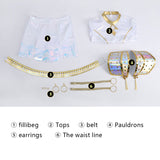 Kpop Demon Hunters Zoey Stage Performance White Dance Costume Halloween Suit Becostume