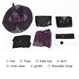 Elden Ring Nightreign Recluse Cosplay Costume Black Purple Halloween Outfit Becostume